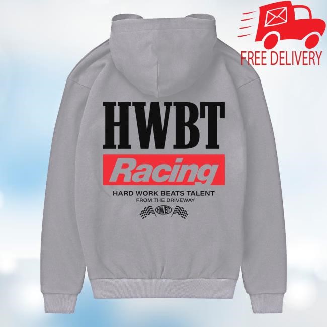Hwbt Merch Storesmoke Heavyweight Boxy Funny Shirt Hwbt Racing Hard Work Beats Talent From The Driveway Smoke Boxy