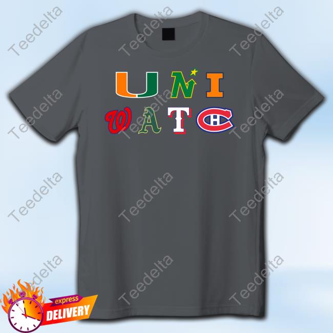 Miami Hurricanes Minnesota North Stars Illinois Fighting Illini Washington Nationals Oakland Athletics Texas Rangers Montreal Canadiens logo Tee Shirt