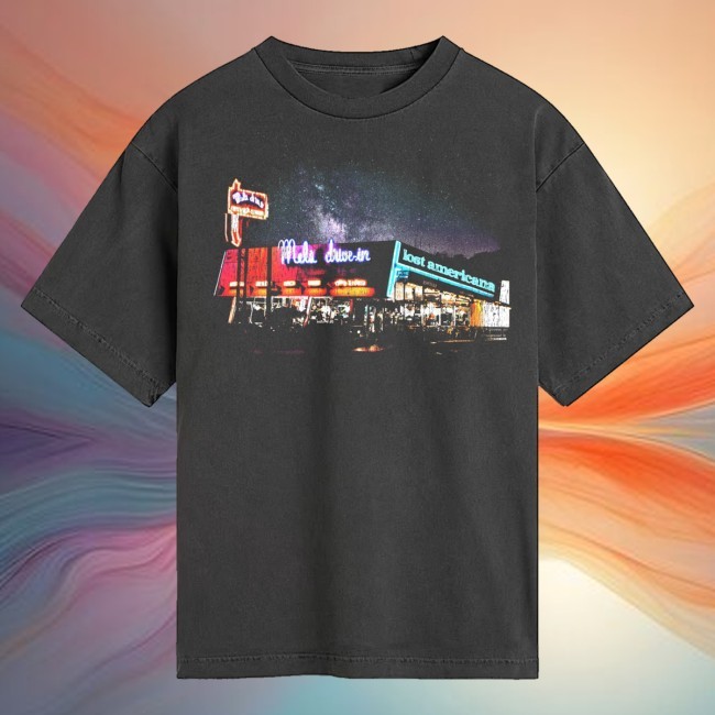 Mels Drive In Merch Mels X Mgk Lost Americana Long Sleeve Shirt