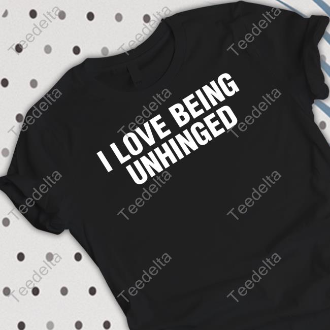 Gl0thes I Love Being Unhinged Hoodie
