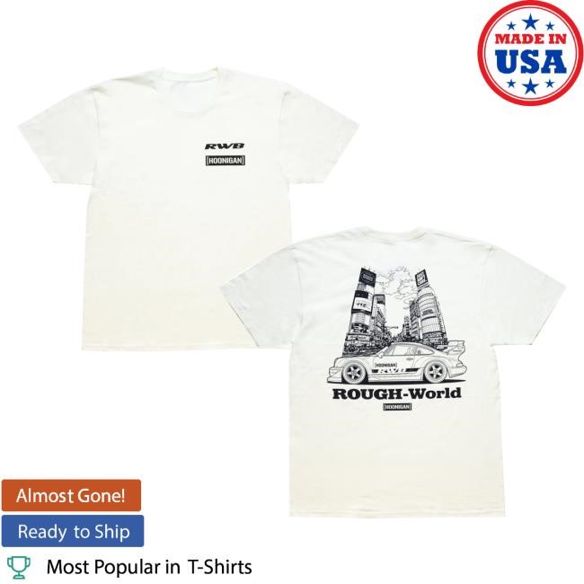 Hoonigan Merch Hoonigan X Rwb Welcome To Shibuya Shirts
