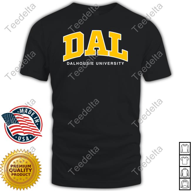 Josh Richards Wearing Dal Dalhousie University Tee Shirt