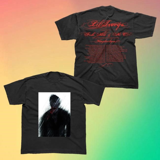Official Lil Tracy Merch 30 Days Of Night Tour Crewneck Sweatshirt