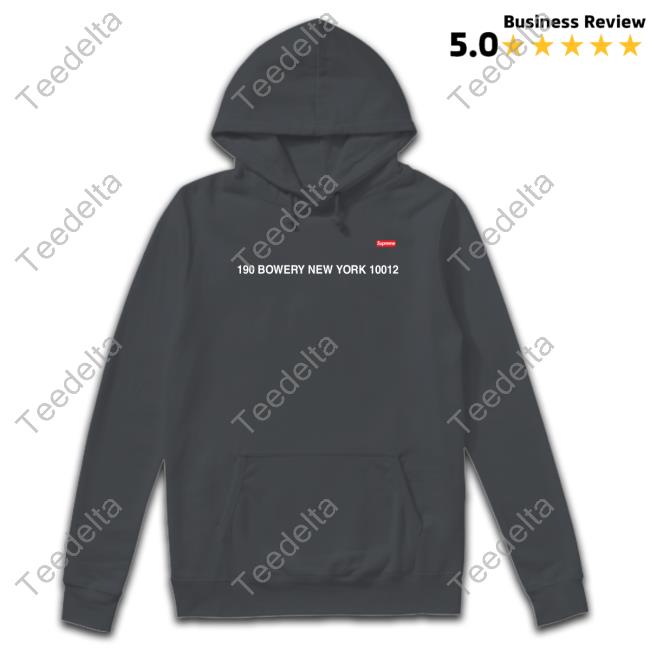 190 Bowery New York 10012 T Shirt 190 Bowery New York 10012 Shirts
