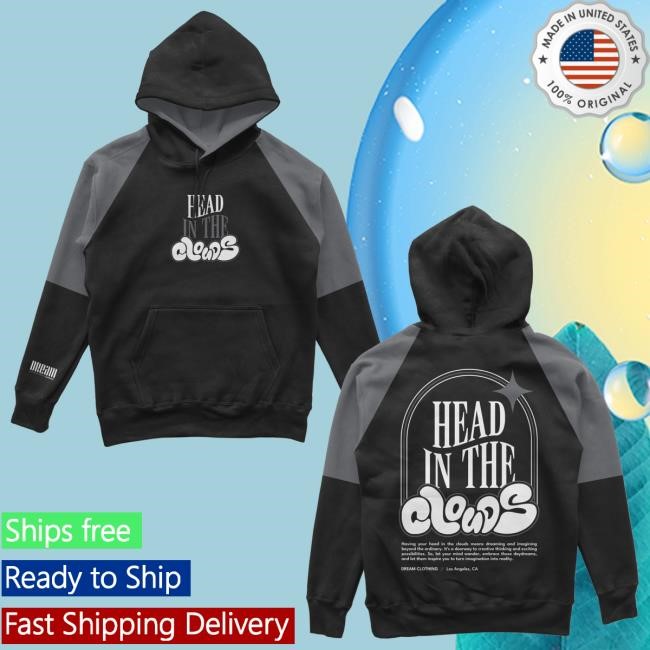 Dream Clothing Hq Store Head In The Clouds Color Block T-Shirt