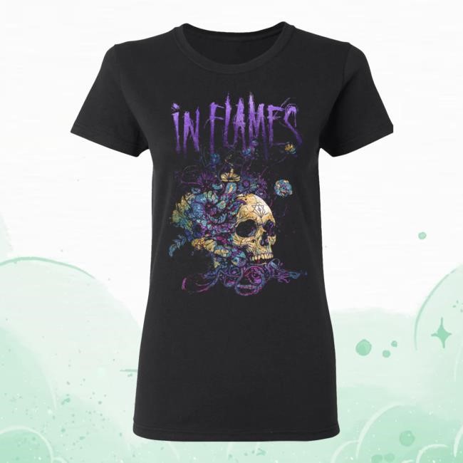 Inflames Shop Merch Store Skull And Vines New Shirt
