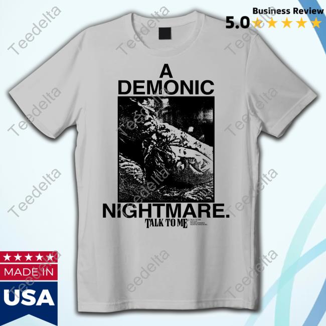 A24films Online Ceramics x Talk To Me Demonic Nightmare Tee Shirt