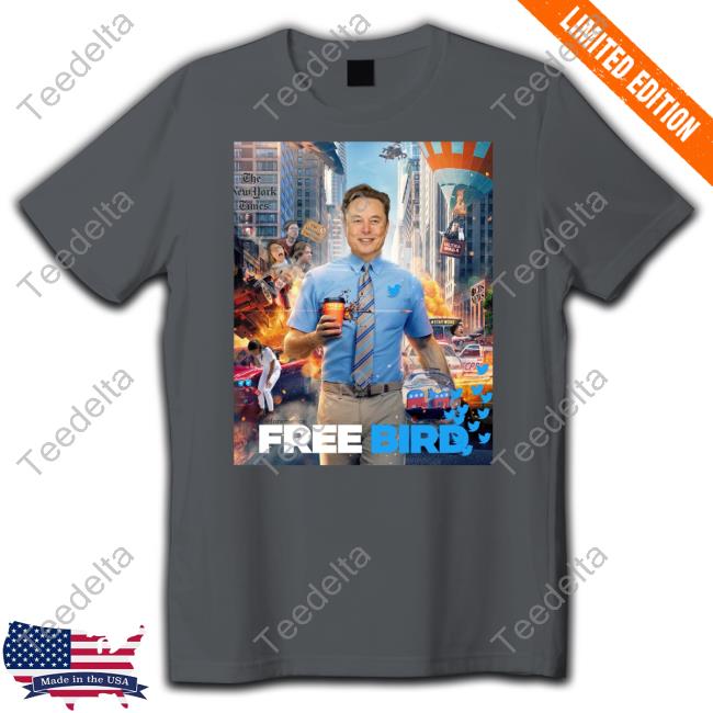 Foramerica Elon Musk Free Bird I'm Leaving Twitter Sweatshirt
