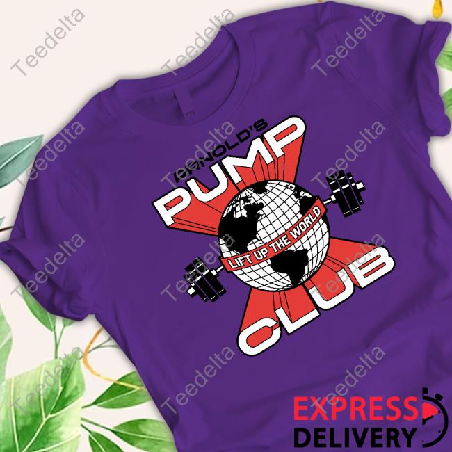 Arnold Schwarzenegger Lift Up The World Shirts Arnold Schwarzenegger Store Arnold's Pump Club Lift Up The World Sweatshirt