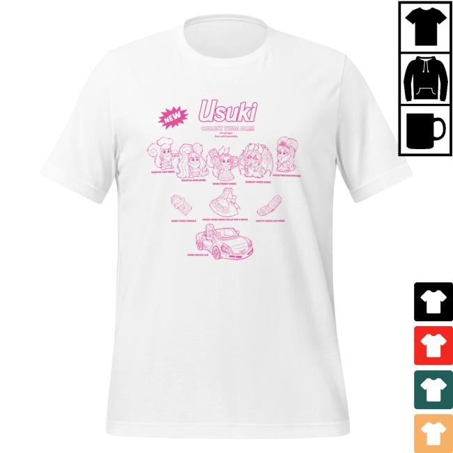 Original Neopets Merch Store Neopets Usuki Short-Sleeve Unisex Crewneck Sweatshirt