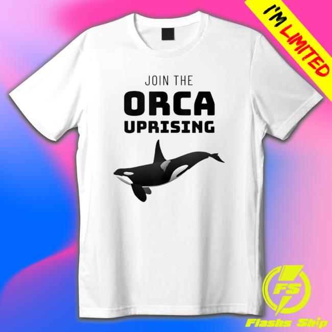 Official Orca Uprising Join The Orca Uprising 2023 Whales Attack Crewneck Sweatshirt