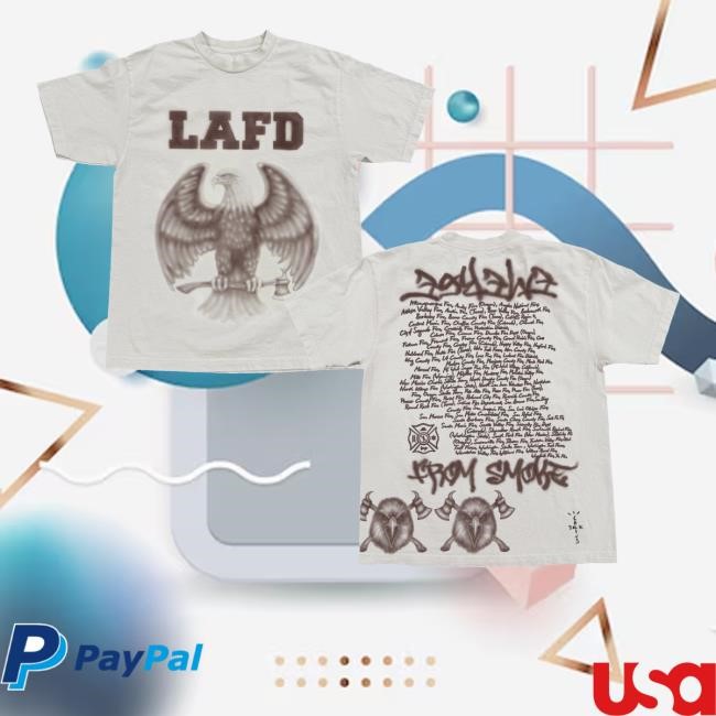 Travis Scott Lafd From Smoke T-Shirt
