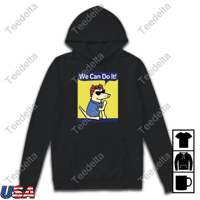 Teddy The Dog We Can Do It Long Sleeved T-Shirt