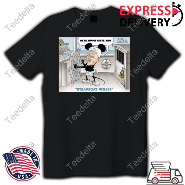 Jack Poso We're Almost There Kids Steamboat Willie Tees
