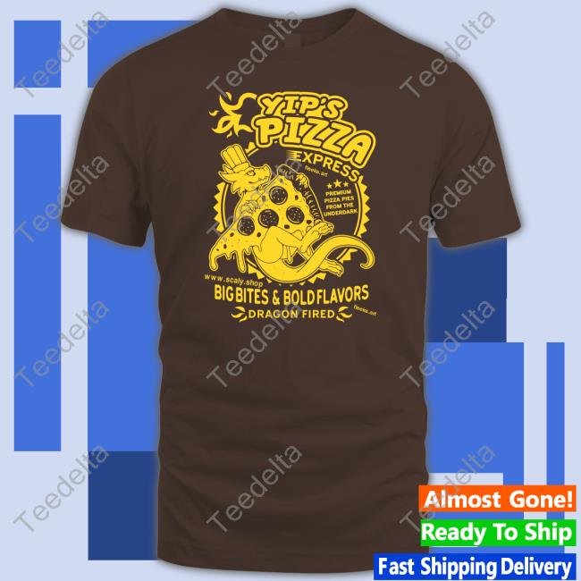 Official Yip's Pizza Big Bites & Bold Flavors Hoodie