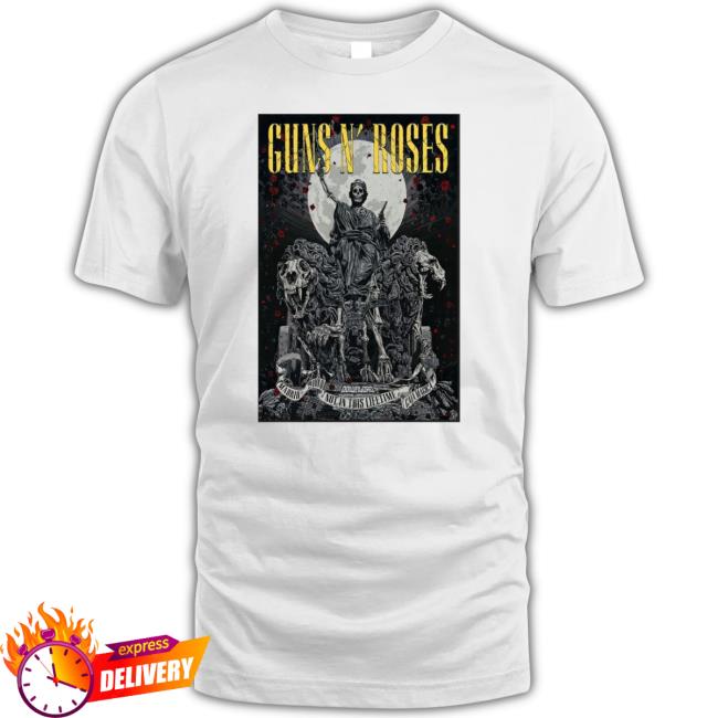 Guns’ N Roses 2018-06-29 Madrid Event Poster Hoodie