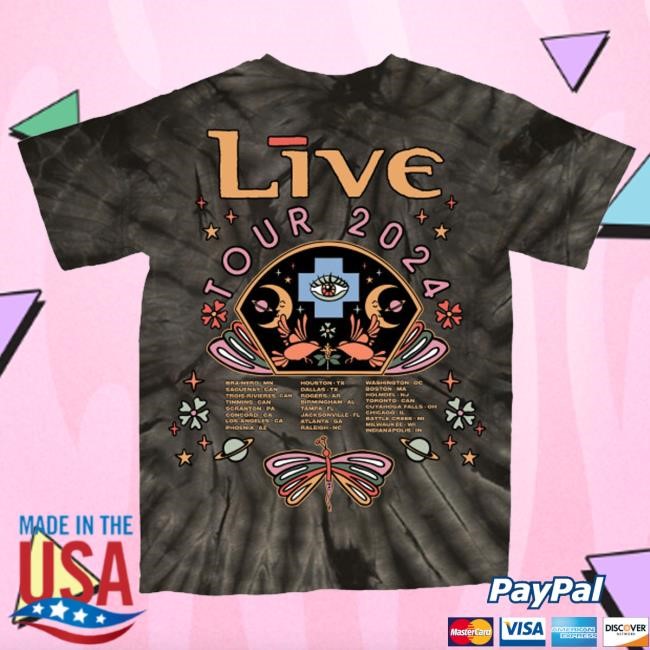Official Musictoday Merch Live Tour 2024 Tie Dye Funny Shirt Musictoday Merch Live Tour 2024 Tie Dye Crewneck Sweatshirt