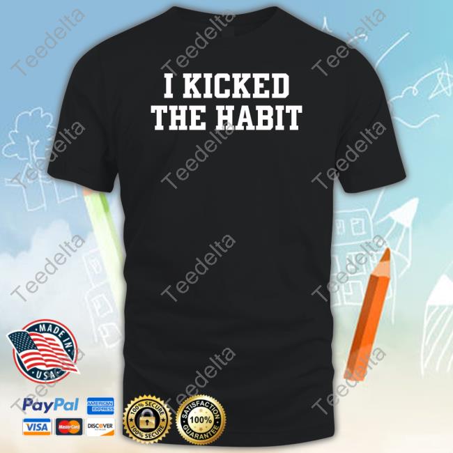 Dominic Fike Wearing I Kicked The Habit Shirt