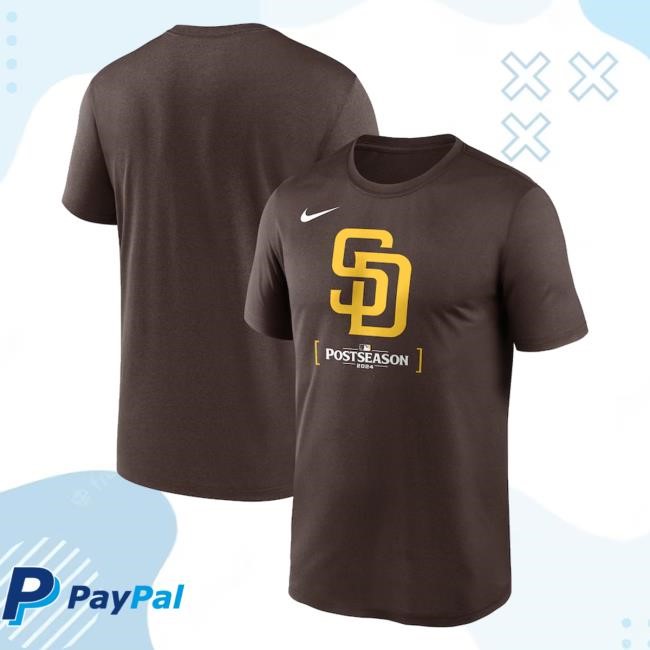 San Diego Padres 2024 Mlb Postseason Authentic Collection Legend Crewneck Sweatshirt