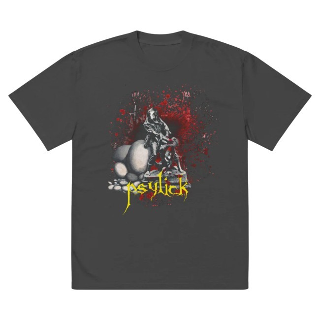Official Nbc Store Bugonia Psylick Band Oversized Faded Tee Shirt