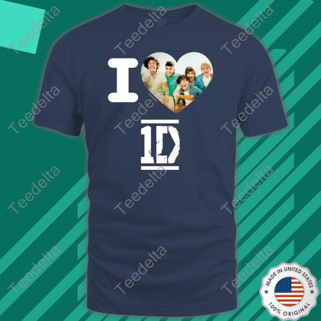 I Love 1D One Direction Up All Night Shirt