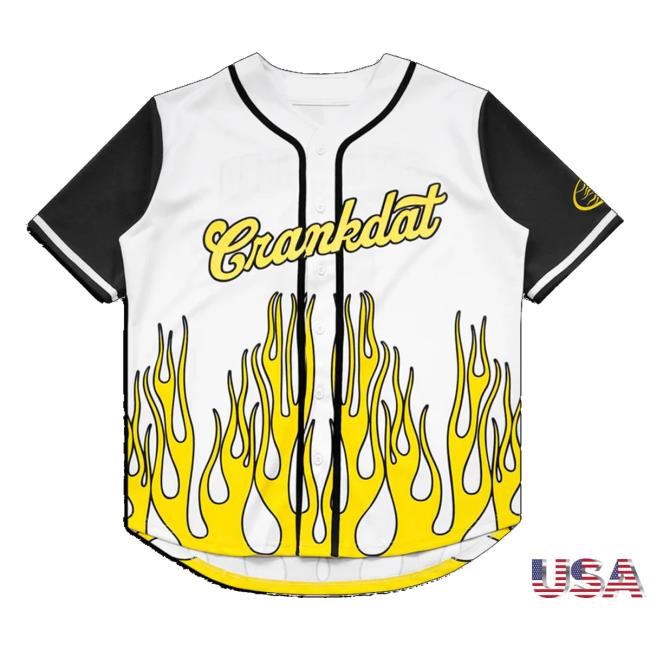 Crankdat Merch Store Crankdat - Get Cranked Baseball Jersey Tee Shirt Crankdat Merch Store Crankdat - Get Cranked Baseball Jersey Shirts