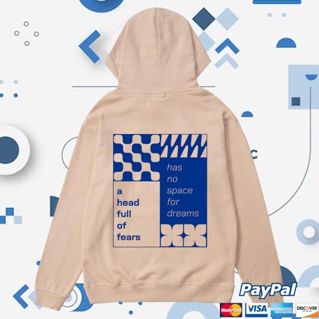 Official Seek Discomfort Merch Sand Dream Blocks Popover Hoodie