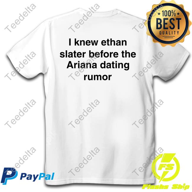 Julia Mouiinmarius I Knew Ethan Slater Before The Ariana Dating Rumor New Shirt