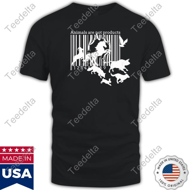 Veganactivism Animals Are Not Products Tee Shirt