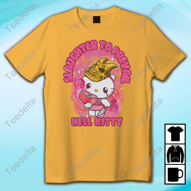 Slaughter To Prevail Merch Store Hell Kitty Tee Shirt