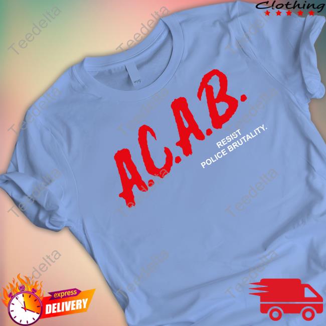 Official Acab Resist Police Brutality Hoodie