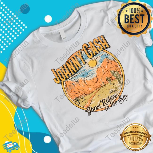 Zach Wearing Johnny Cash Ghost Riders In The Sky Hooded Sweatshirt