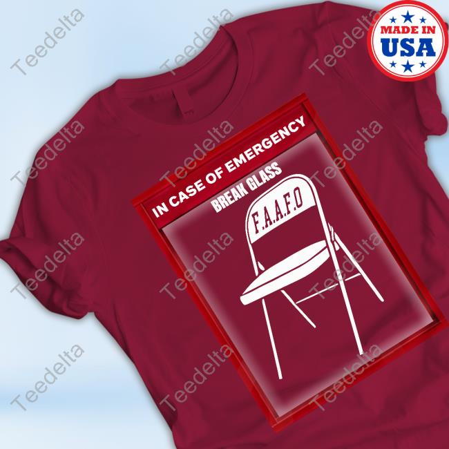 Glamhertees In Case Of Emergency Break Glass Faafo Tank Top