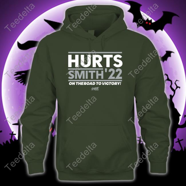 Hurts Smith 22 On The Road To Victory Sweatshirt Philadelphia Football Fans Hurts Smith 21 New Shirt