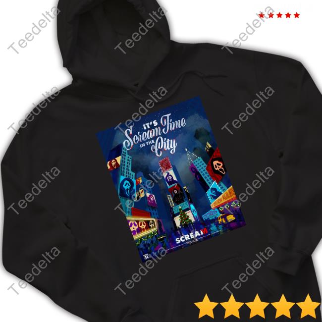 Discussingfilm It's Scream Time In The City Tee Shirt Scream Vi