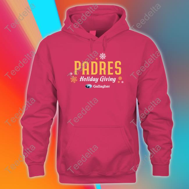 Padres Holiday Giving Gallagher T Shirt
