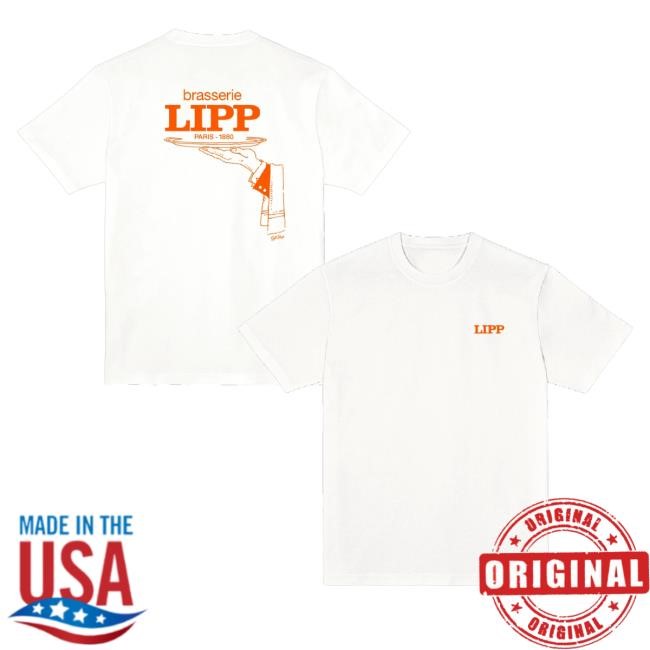 Brasserie Lipp X Giftshop New Shirt Official Giftshop Merch Brasserie Lipp X Giftshop Hoodie