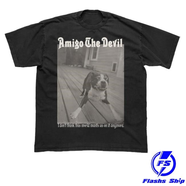 Amigo The Devil Feral Black Tee Shirt