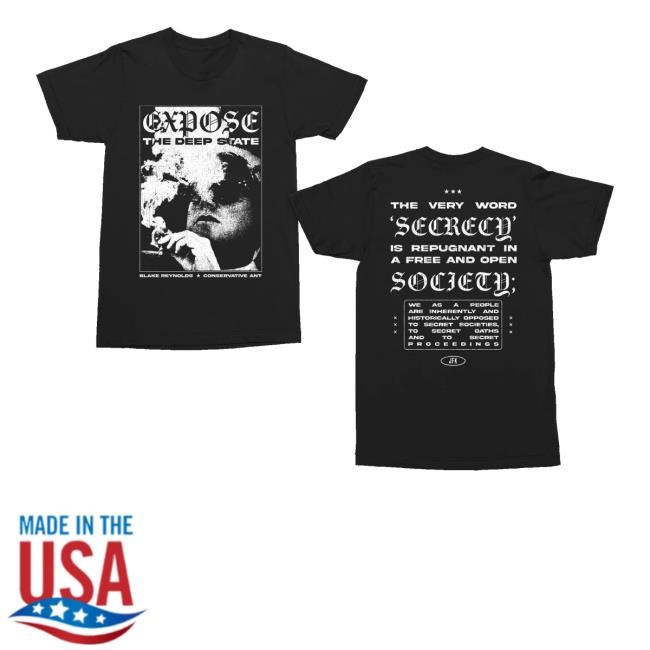 Ritual Print Company Merch Store Blake Reynolds X Conservative Ant "Expose The Deep State" Long Sleeve Shirt