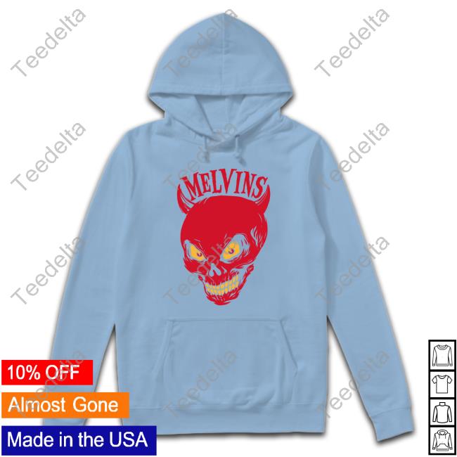 Melvins Devil's Skull Hooded Sweatshirt
