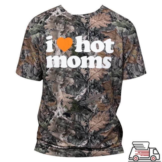 Danny Duncan I Heart Hot Moms Camo Tie Dye Tee Shirt I Heart Hot Moms Camo Tie Dye Zip-Up Hoodie