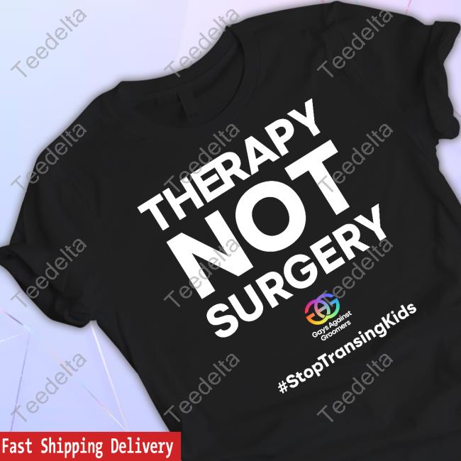 Therapy Not Surgery Stop Tran Sing Kids Hooded Sweatshirt