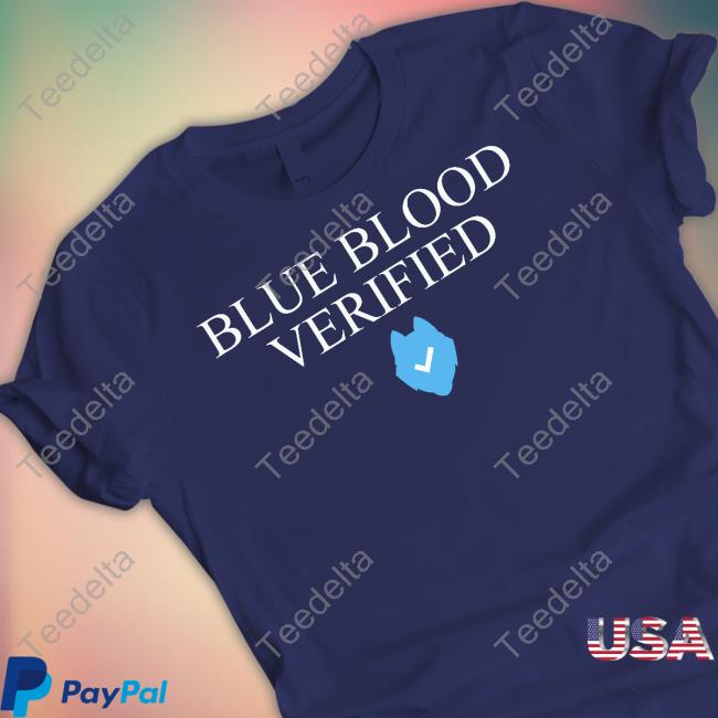 Uconn Huskies Blue Blood Verified Shirt