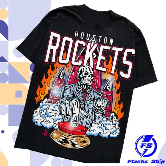 Rockets Shop Men's Houston Rockets X Warren Lotas 2024-25 Black New Shirt