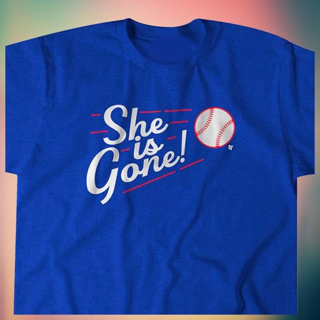 Breakingt Store Los Angeles Baseball She Is Gone Classic Shirt