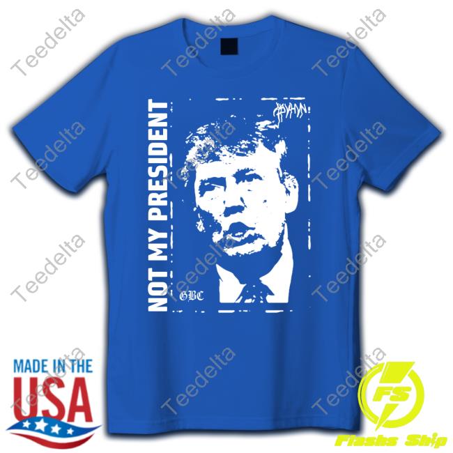 Goth Angel Sinner Trump Not My President Gbc Tee Shirt