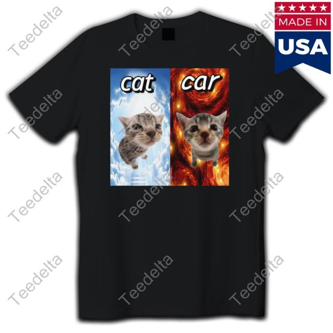 Official Cringey Tees Cat Vs Car Cringey Sweatshirt