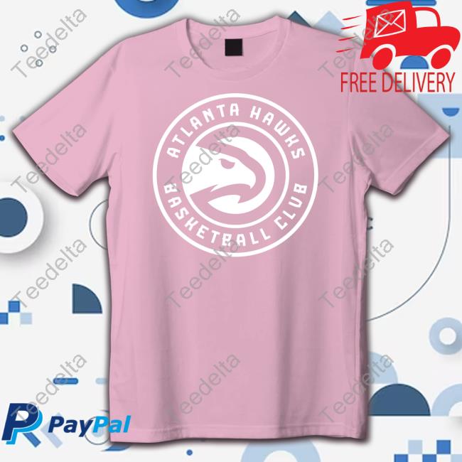 Atlanta Hawks Basketball Club Long Sleeve Tee Shirt