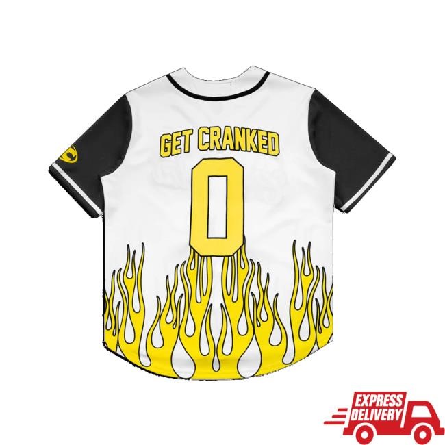 Crankdat Merch Store Crankdat - Get Cranked Baseball Jersey Shirt