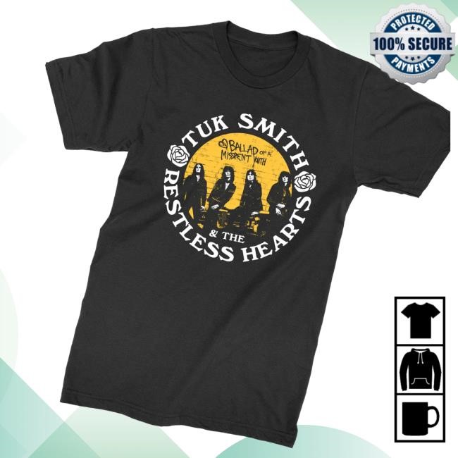 Mountain Merch Tuk Smith & The Restless Hearts Photo Tee Shirt Mountain Merch Tuk Smith & The Restless Hearts Photo Shirts
